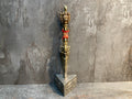35cm tall Hayagriva phurba. handcrafted Tamdin Phurba.