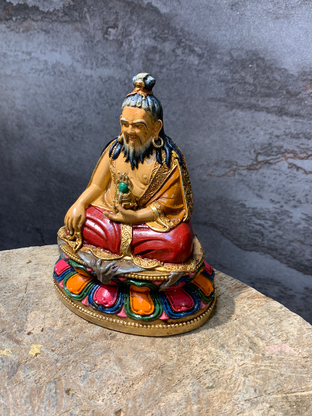 Thangthong gyalpo Statue. consecrated statue. the mahasiddha of tibet.