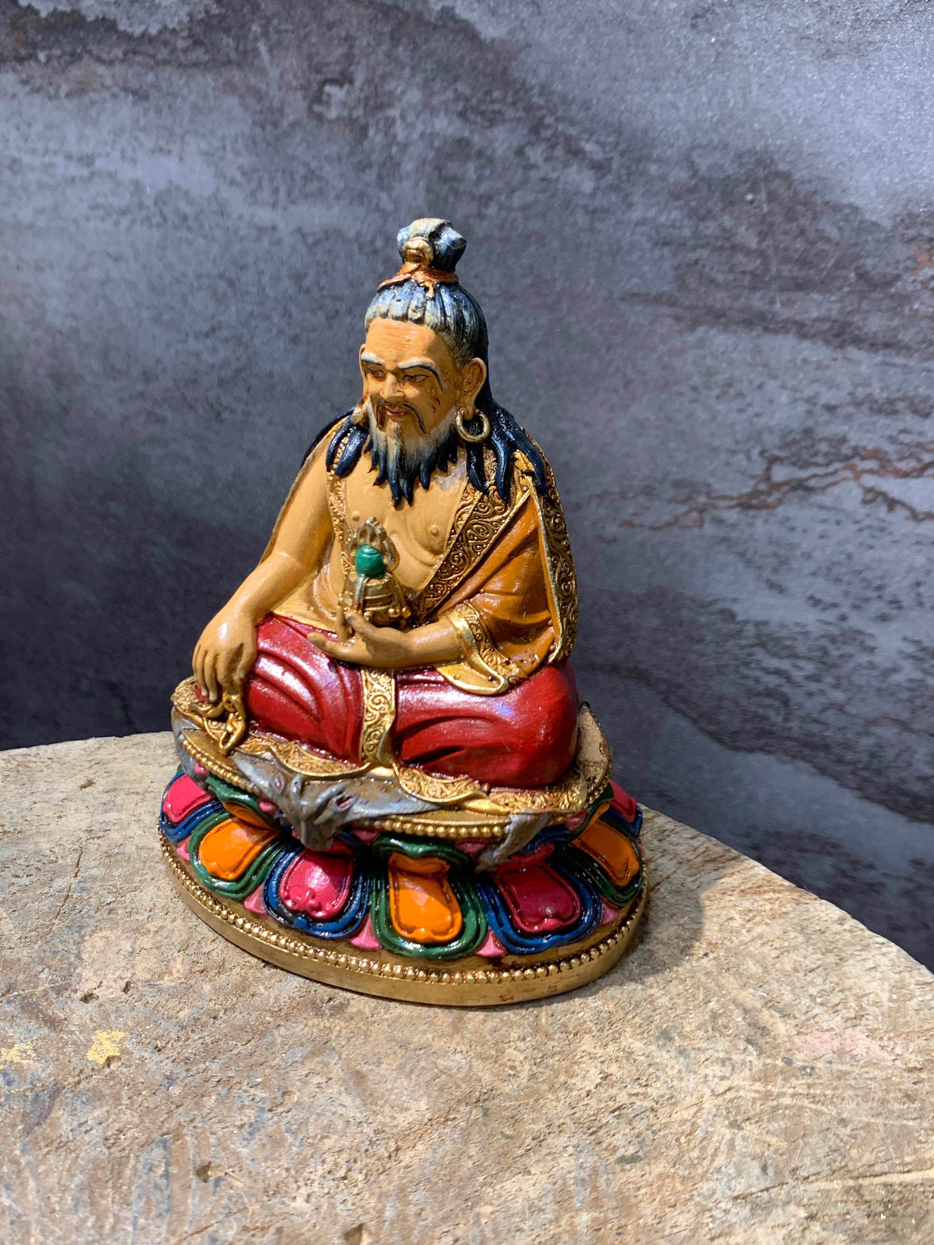 Thangthong gyalpo Statue. consecrated statue. the mahasiddha of tibet.