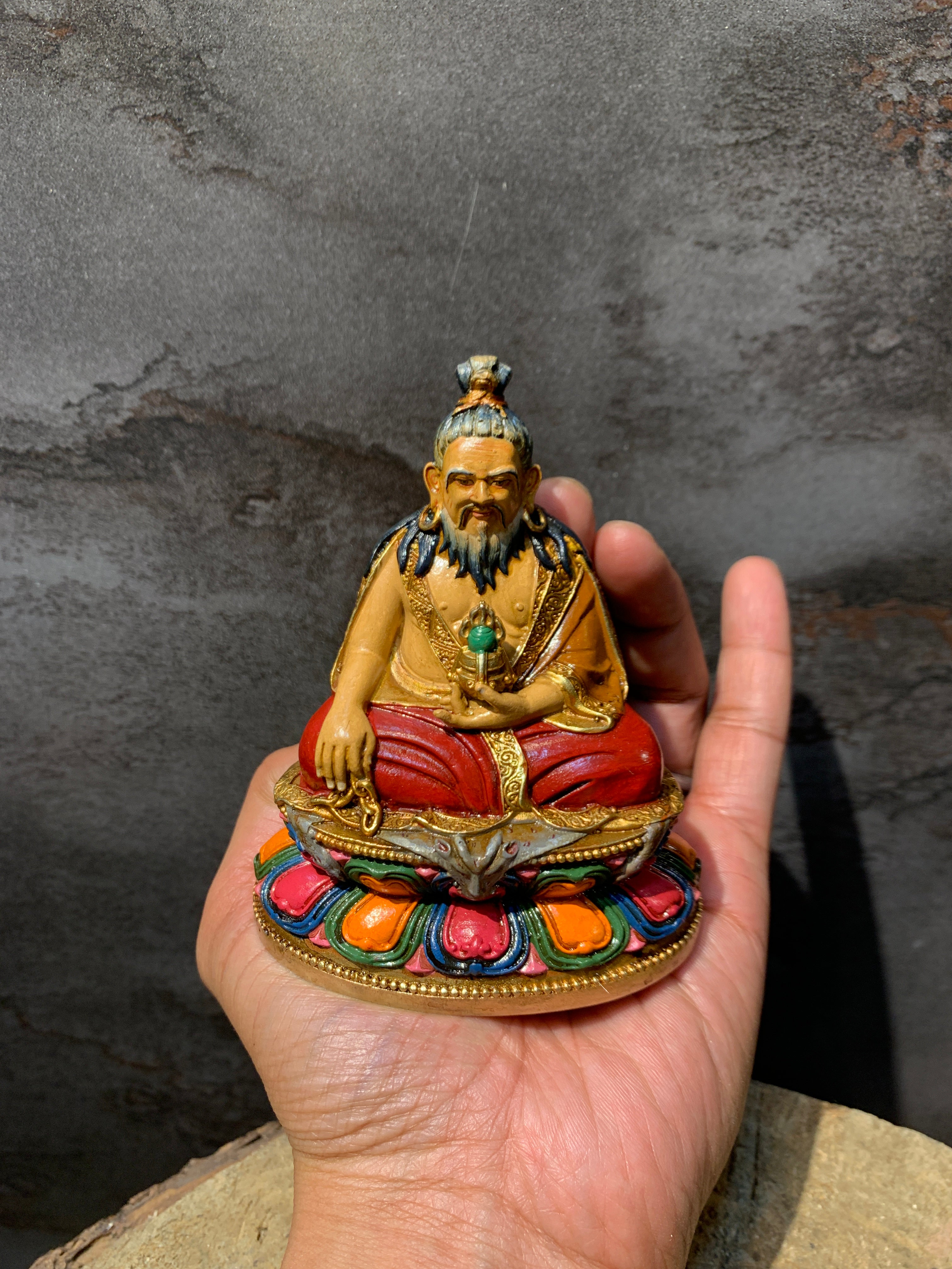 Thangthong gyalpo Statue. consecrated statue. the mahasiddha of tibet.