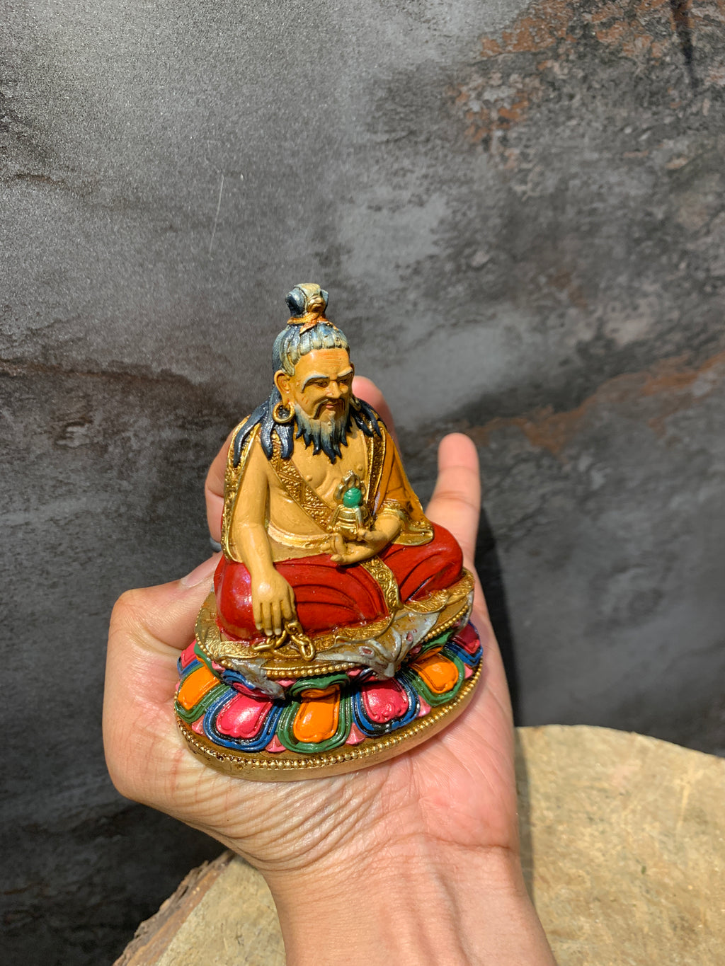 Thangthong gyalpo Statue. consecrated statue. the mahasiddha of tibet.